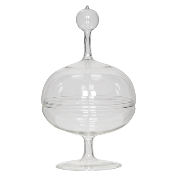 Mini Glass Pedestal Bowl
