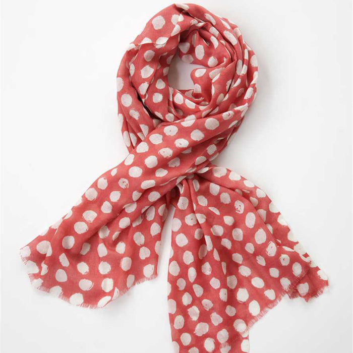 Graphic Dot Cashmere Scarf