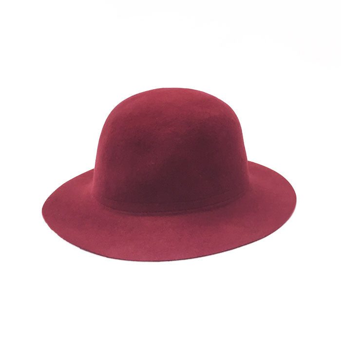 Elayna Round Crown Wool Hat