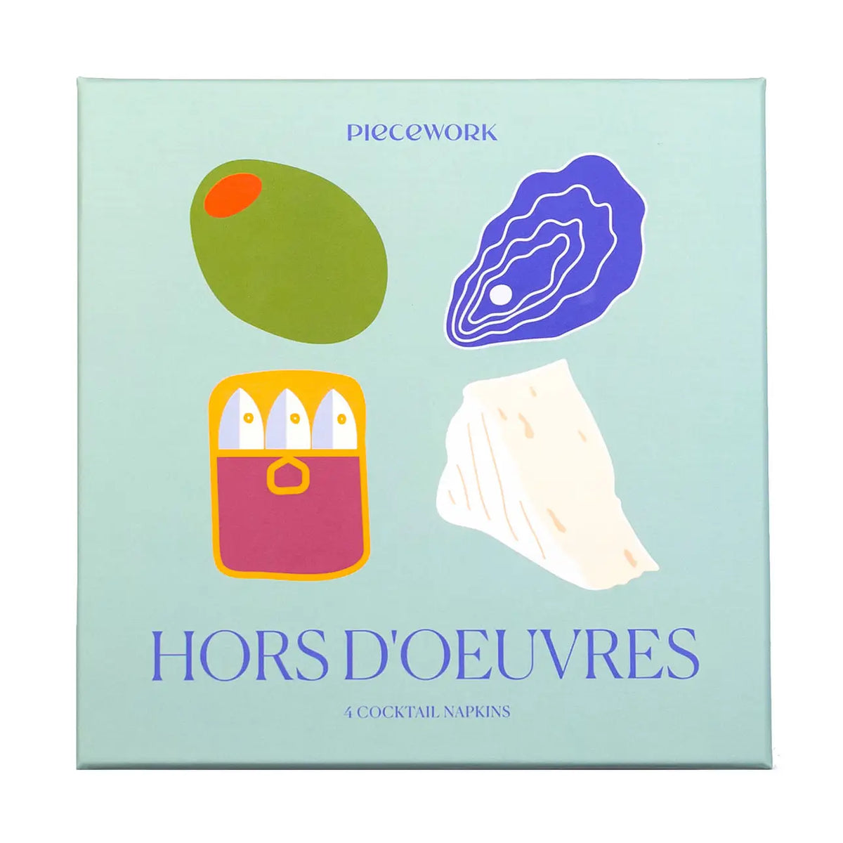 Hors D'oeuvres Cocktail Napkins — Set of 4