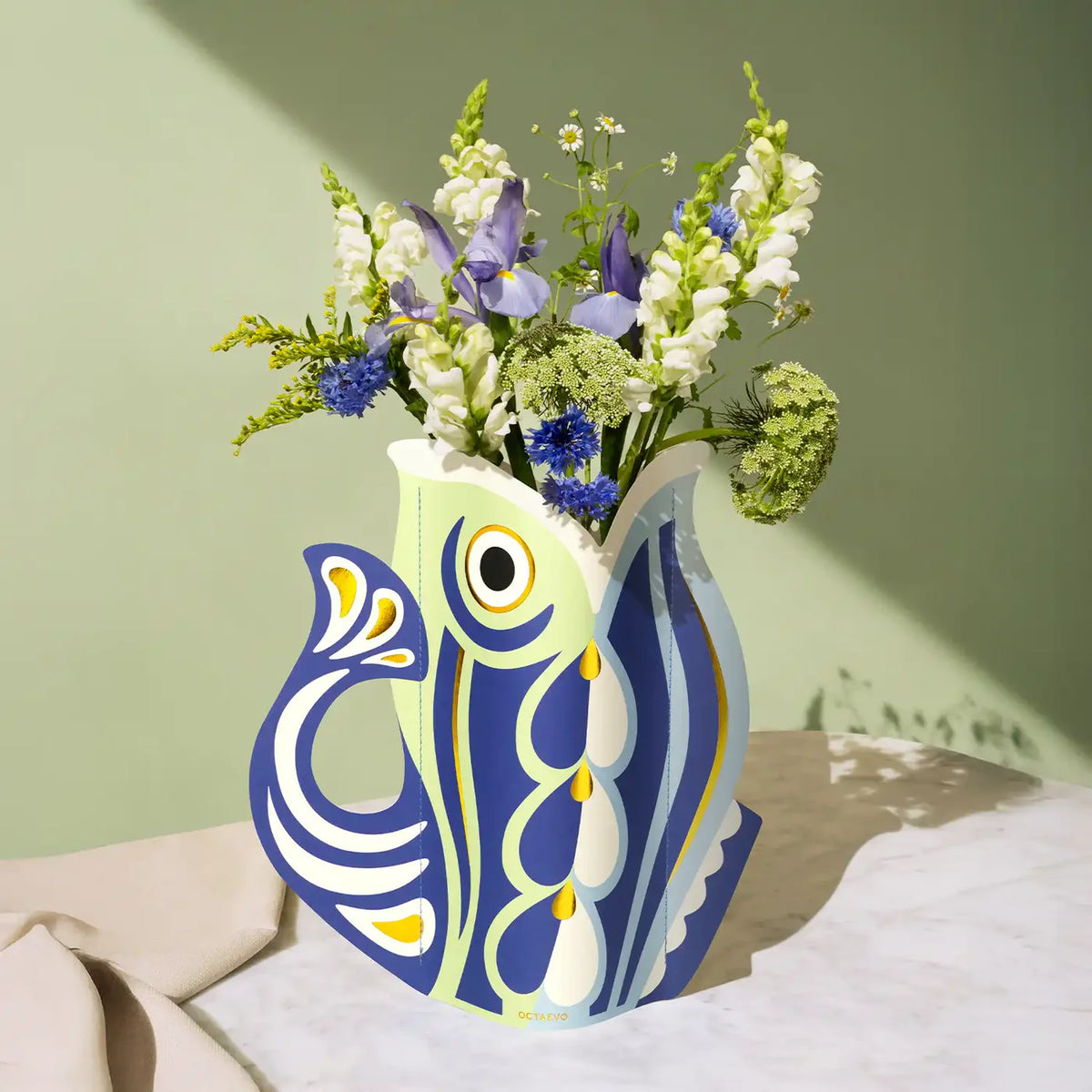 Fish Paper Vase