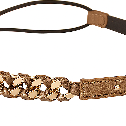 Leather Chain Headband
