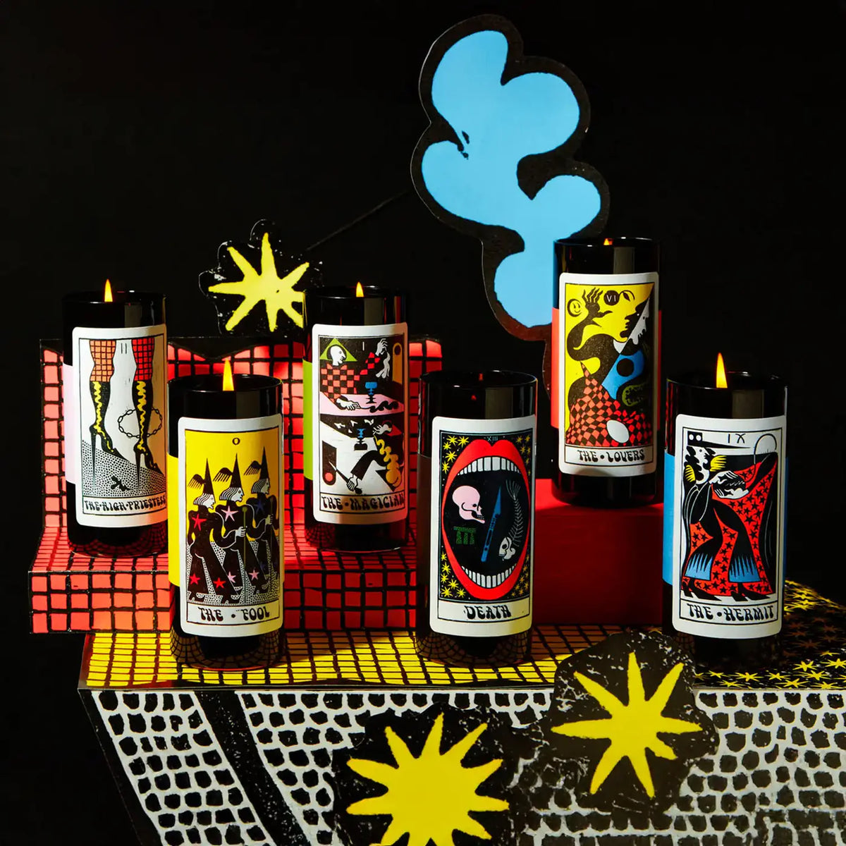 Tarot Candle - The Mystery Card