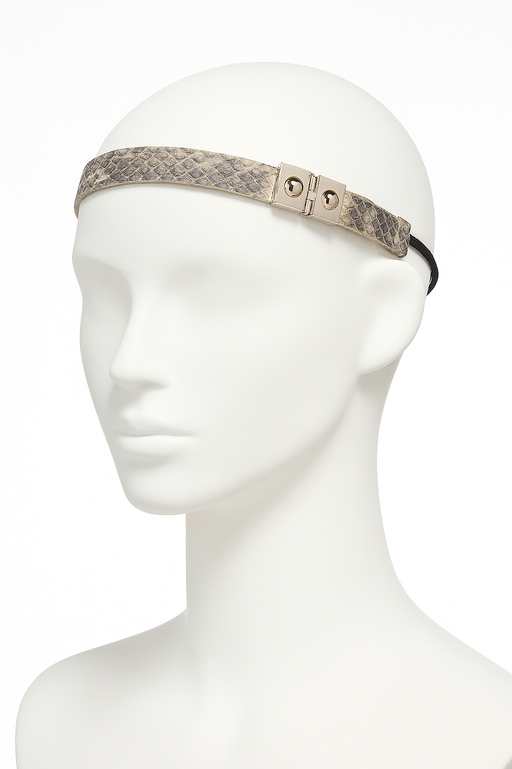 Snake Skin Leather Headband