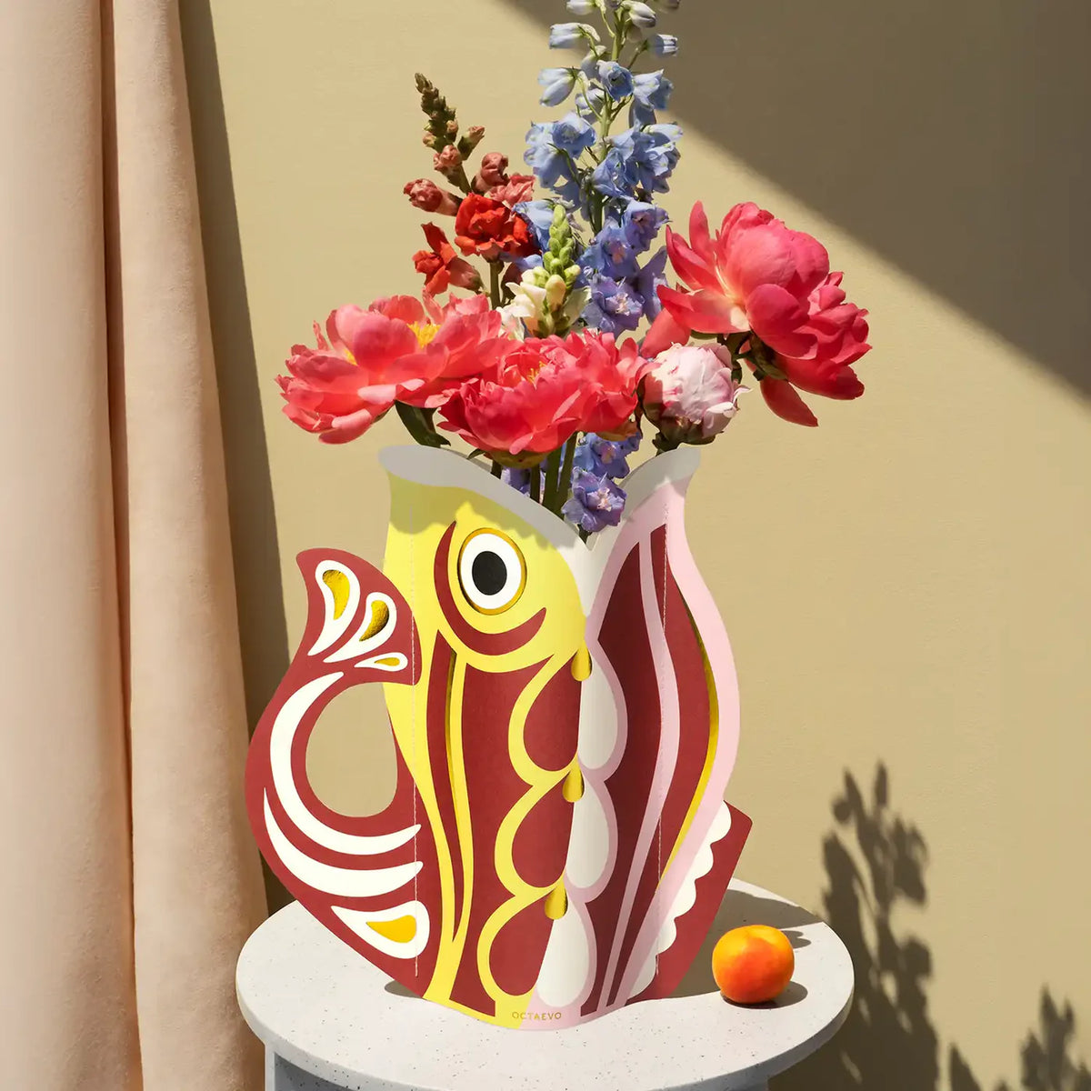 Fish Paper Vase