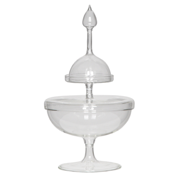 Mini Glass Pedestal Bowl