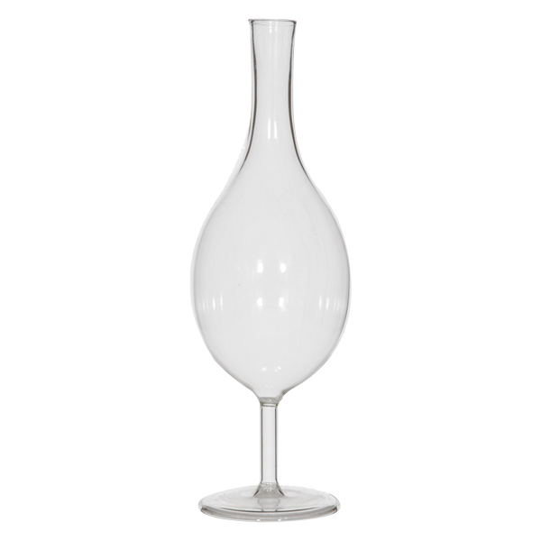 Glass Footed Vase