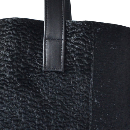 Auguste Astrakan Leather Tote