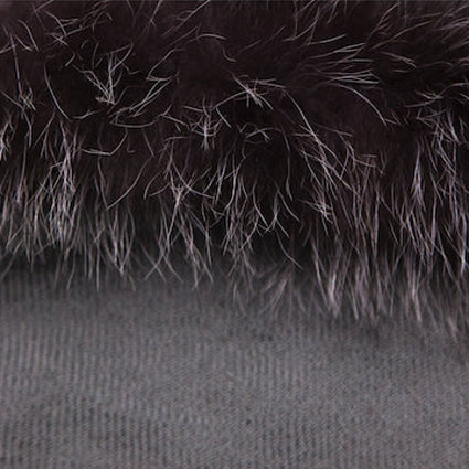 Fox Fur Wool Scarf