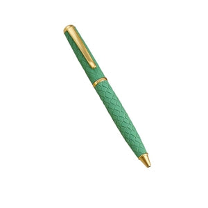 Embossed Python Leather Pen