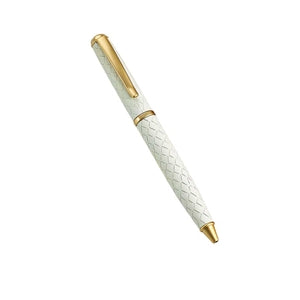 Embossed Python Leather Pen