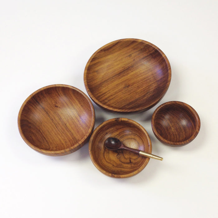 Rosewood Nut Bowls - set of 4