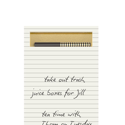 Jot Block Gold Edition - Lined Pad