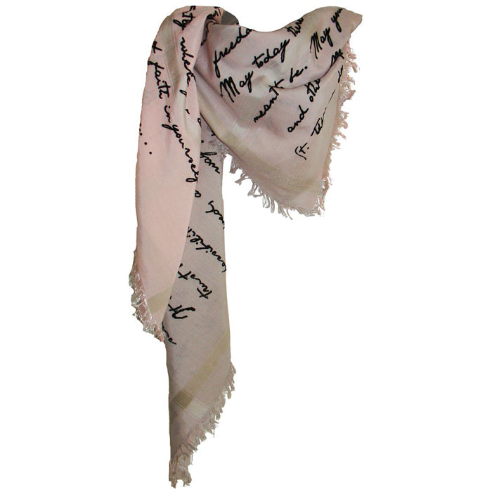 Saints Silk and Cotton Ombre Scarf