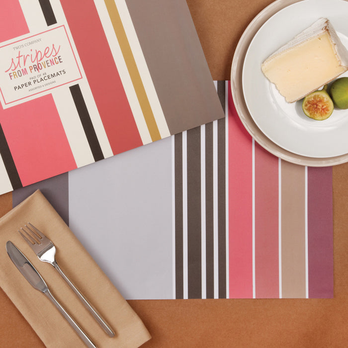 Modern Stripes Paper Placemat - Pad of 48