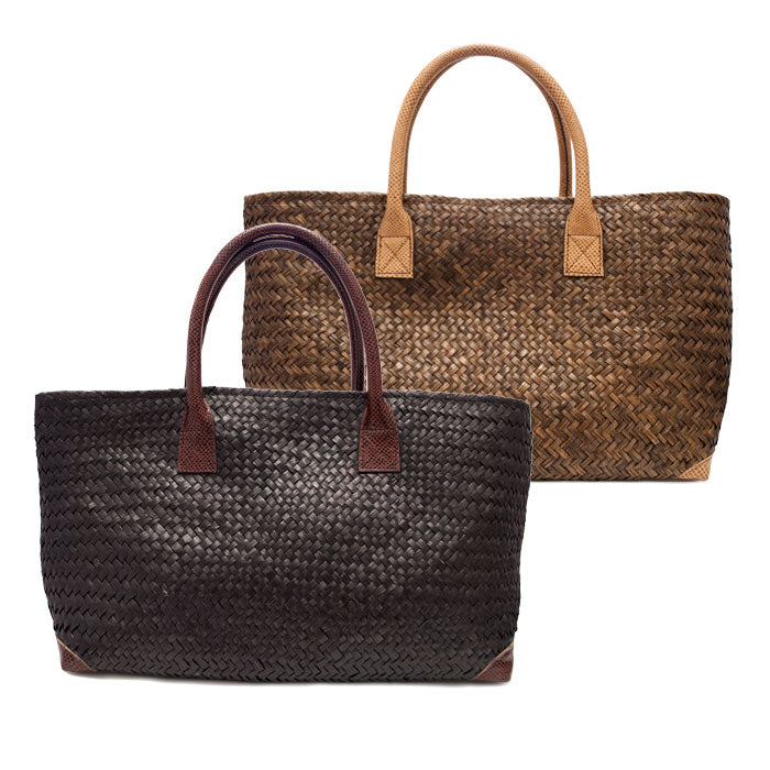 Flores Straw Tote