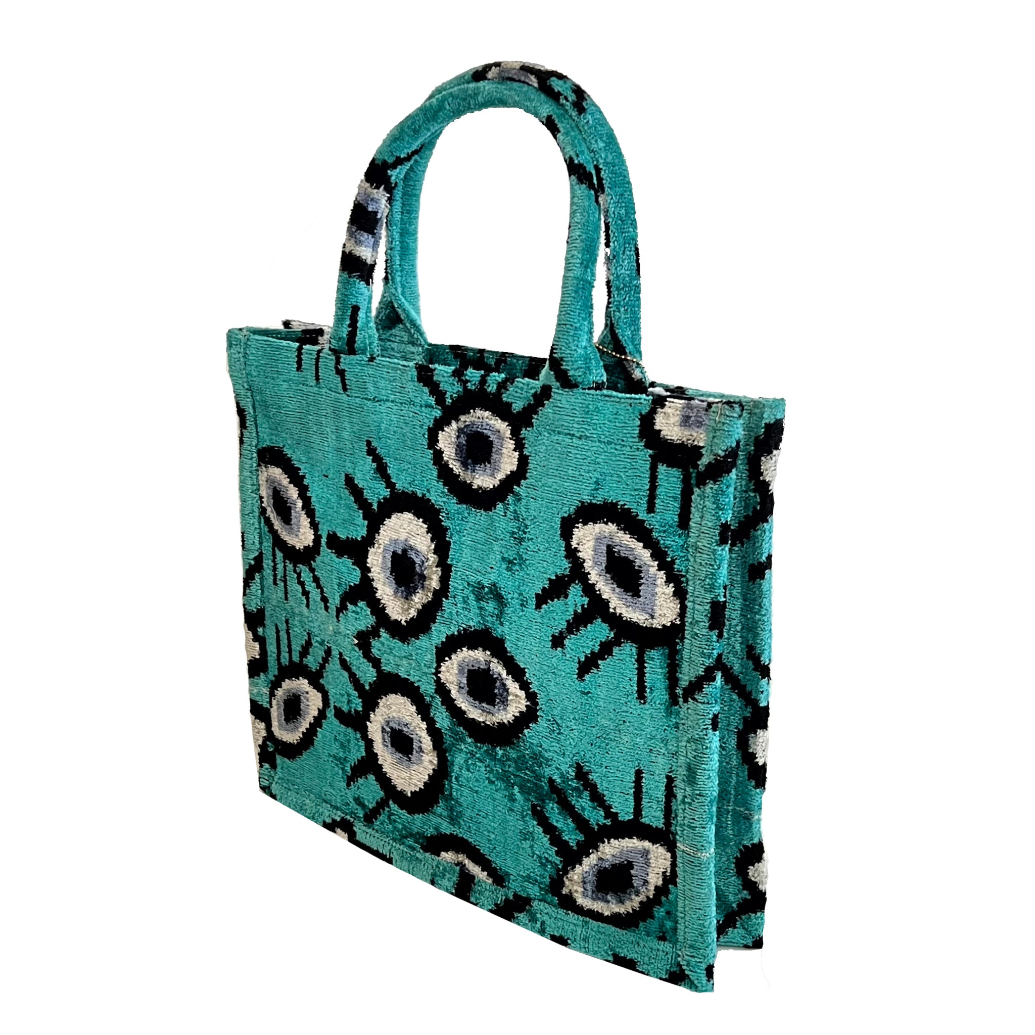 Buy Feelorna Women Blue Cotton Handmade Printed Ikat Traditional Tote  Shoulder Hand Bags Online at Best Prices in India - JioMart.