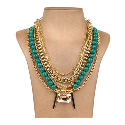 Jade Multi Strand Necklace